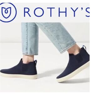 Rothy's Navy Blue Slip-On Sneakers
